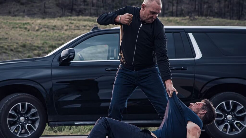 A Terrible Vinnie Jones Action Pic Is Kicking Butt and Taking Names on Streaming Right Now A shot of Vinnie Jones from Bullet Proof