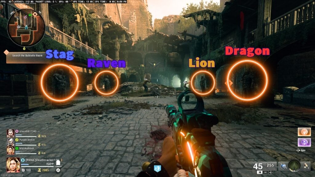 Citadelle des Morts Knight Statues