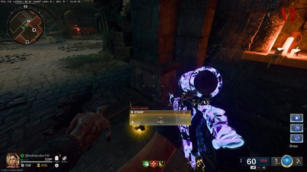 Citadelle des Morts Stamp