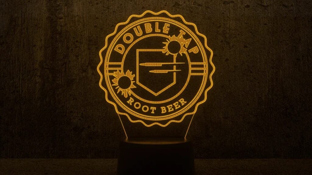 Double Tap Root Beer Lamp