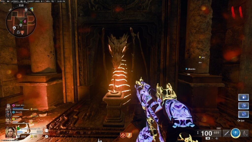 Fire dragon in Citadelle des Morts