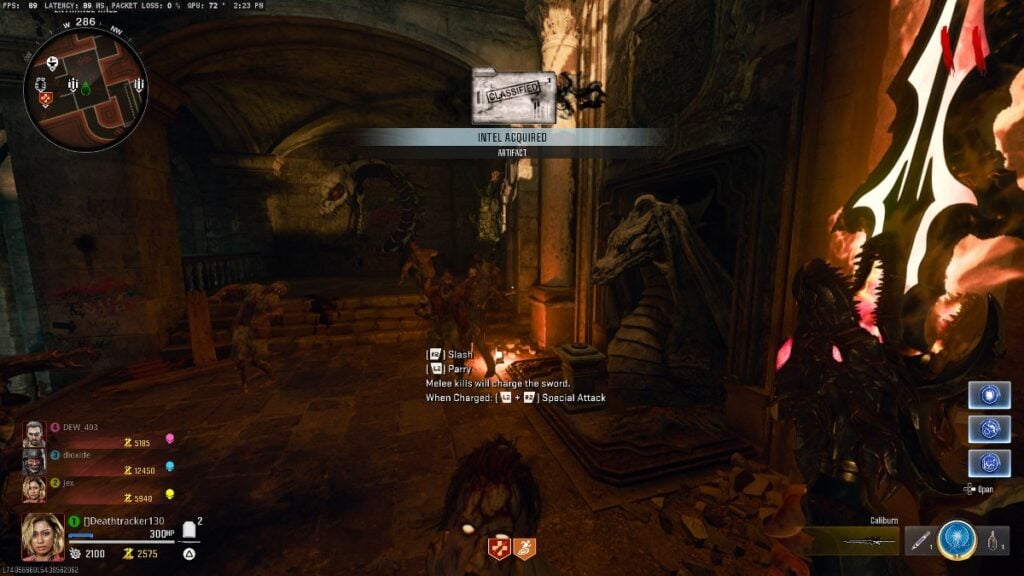 Fire Sword in Citadelle des Morts