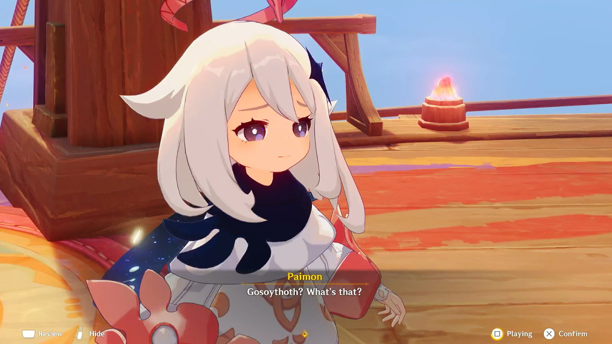 Paimon in Genshin Impact.