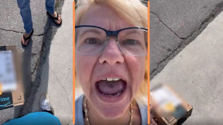 Karen Calls Amazon Driver Racist Slur After He Couldn’t Deliver Her Package: ‘This Dude Knew She Was Nuts’ Karen Calls Amazon Driver Racist Slur After He Couldn't Deliver Her Package 'This Dude Knew She Was Nuts'