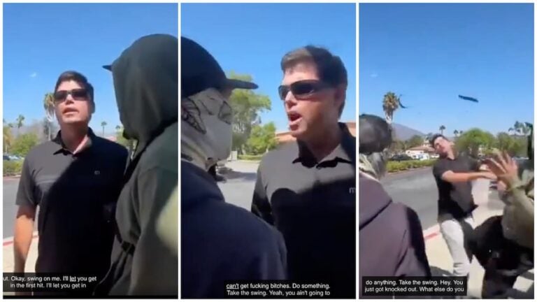 Macho Male Karen Confronts First Amendment Auditors, Demands Them to ‘Take a Swing’ and Finds Out: ‘Dude Dropped Loot Like Sonic Drops Rings’ Macho male Karen confronts First Amendment Auditors