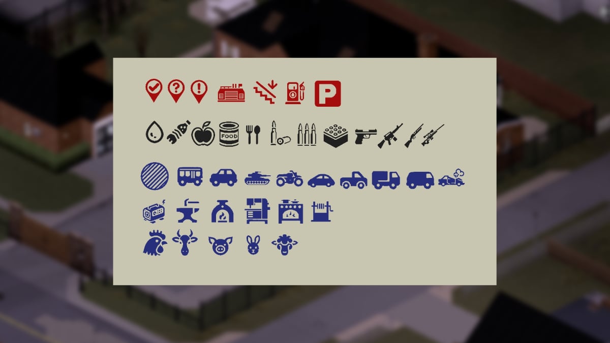 More Map Symbols Mod for Project Zomboid
