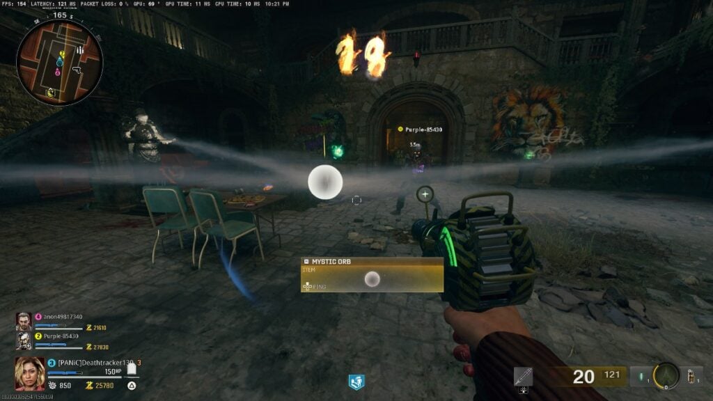 Mystic Orb Challenges Citadelle des Morts