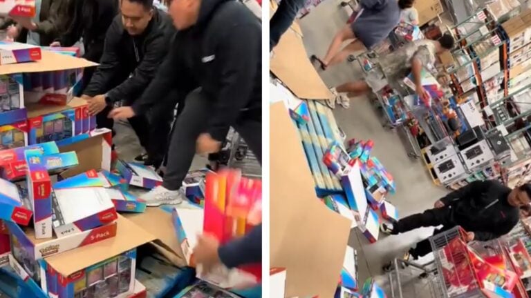 Pokemon Card Buyers Show Their Anti-Christmas Spirit at a Costco, ‘Those Are Some Big Children’ Pokemon Card Scalpers at a Costco