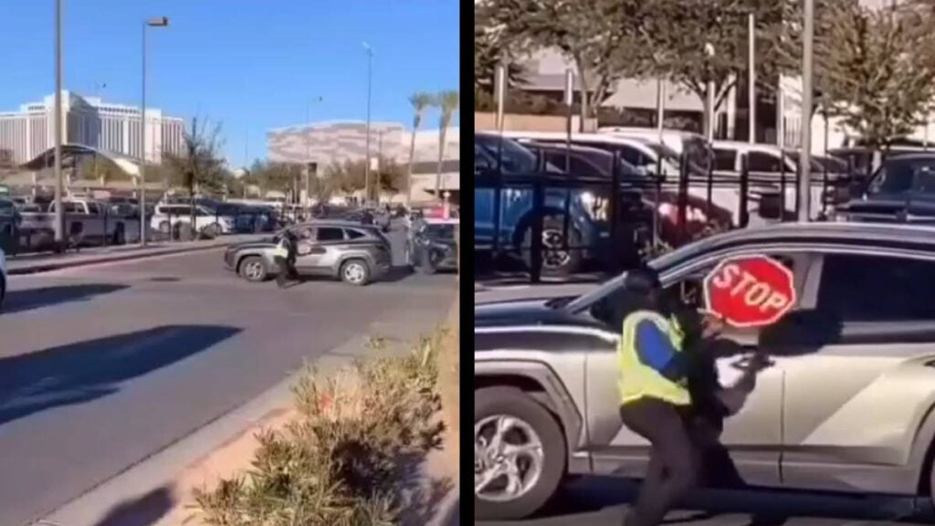 Entitled Driver Gets Beaten By a Crossing Guard’s Sign: ‘These Parents Need to be Humbled’ Reddit Beaten Entitled Driver