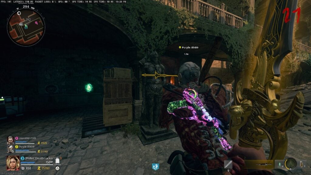 Citadelle des Morts Stag Knights Salute