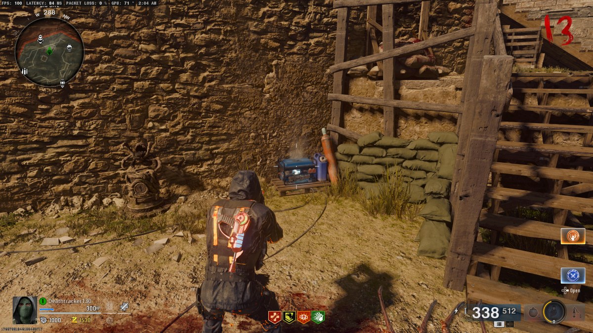 The Tomb spawn area power generator 1