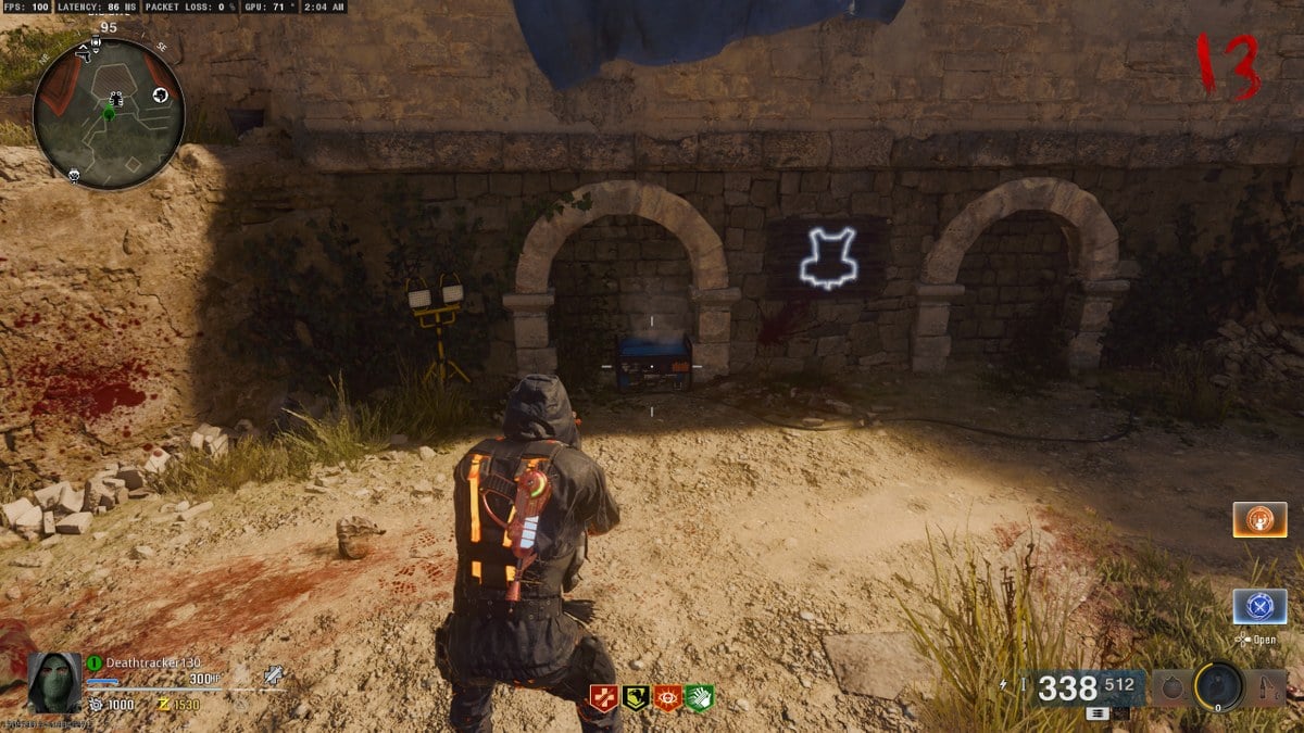 The Tomb spawn area power generator 2