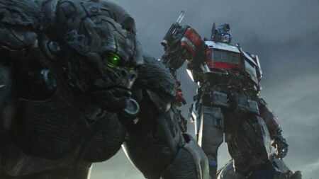 This Disappointing Sci-Fi Sequel is Killing It on Netflix A shot from Transformers: Rise of Beasts