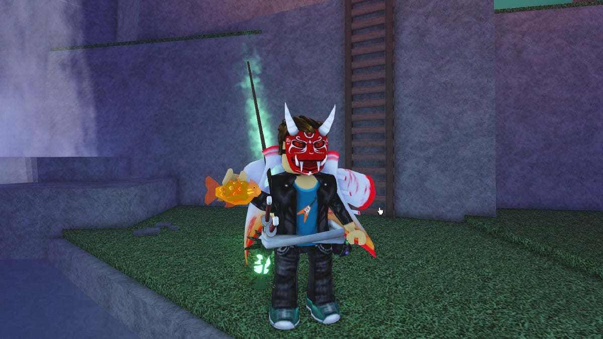 catching a captains goldfish, one of the best xp farms in roblox fisch