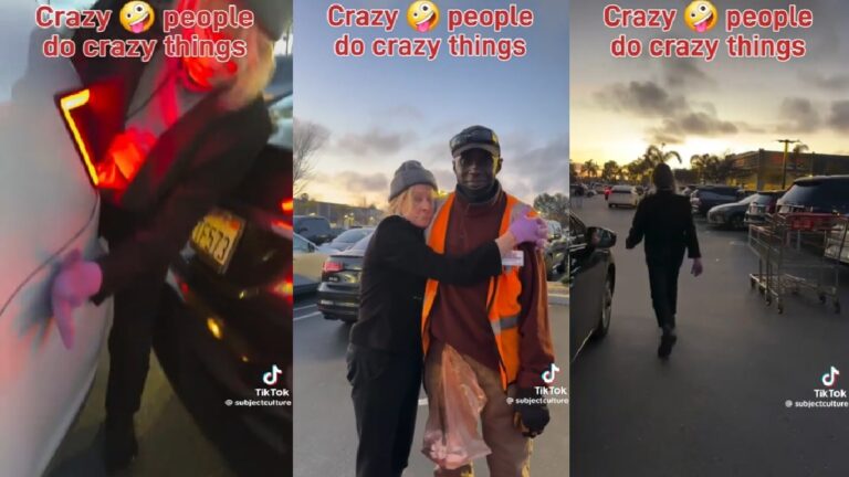 Crazy Karen Smacks Car to ‘Fix’ Damage She’s Caused: ‘Body Shop Should Hire Her’ crazy karen hits car