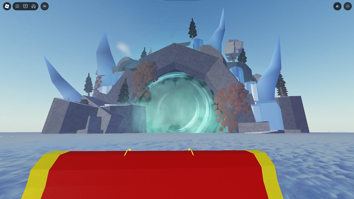 entrance to northern expedition in roblox fisch