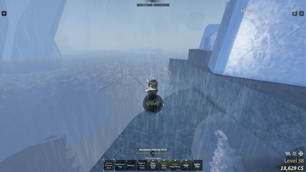 fishing for northstar serpents in roblox fisch