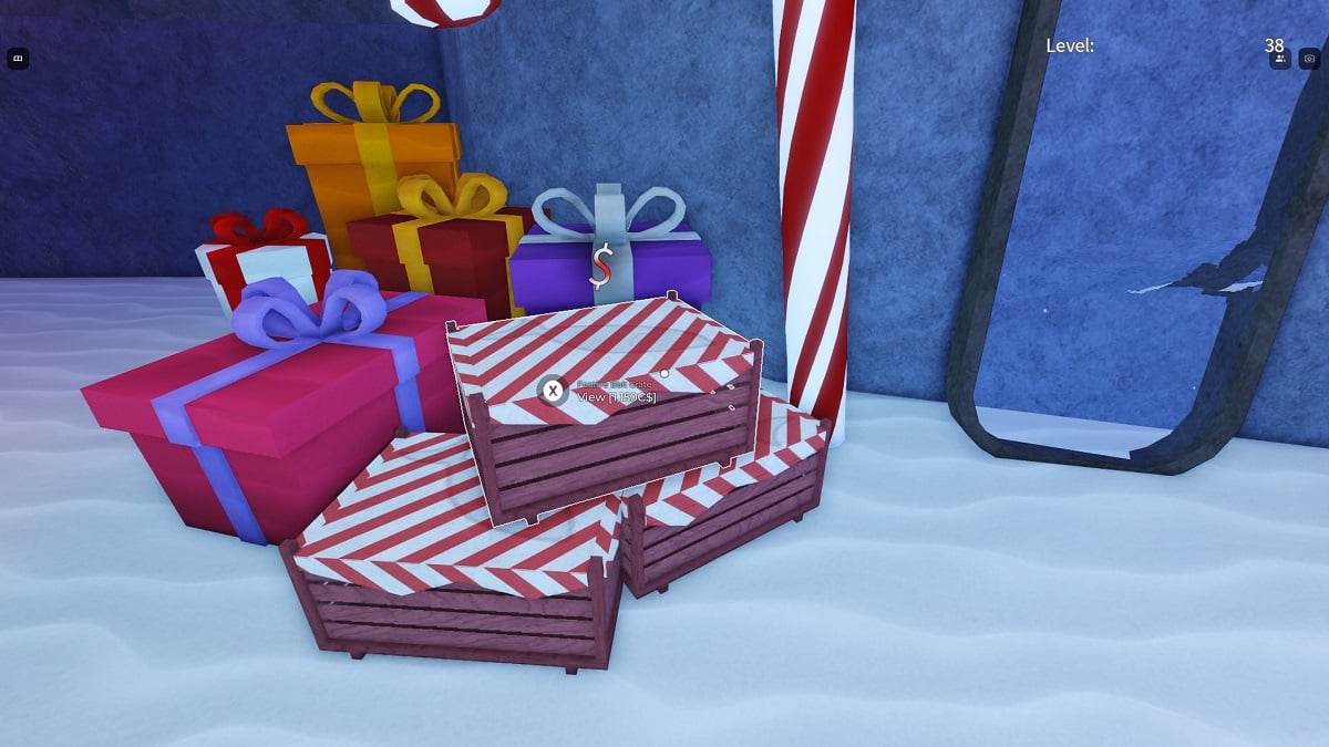 opening festive bait craits for holly berry in roblox fisch