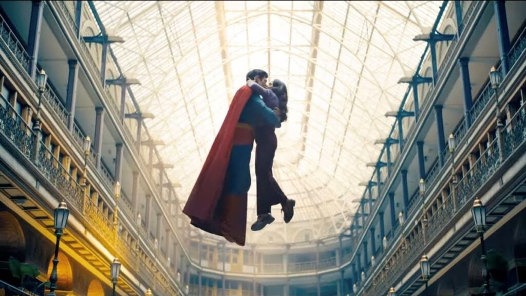 James Gunn’s Superman Soars: First Teaser Breakdown A shot from the Superman trailer