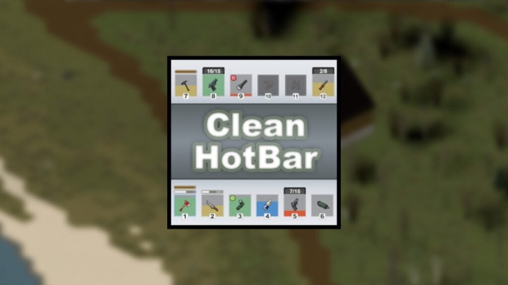 Clean HotBar Mod for Project Zomboid