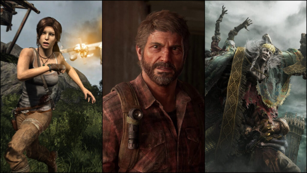 Tomb Raider, The Last of Us, and Elden Ring, three games being featured at Awesome Games Done Quick 2025
