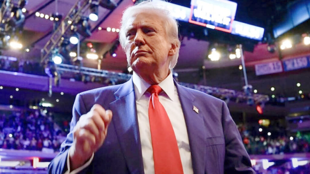 Donald Trump, president of the United States.