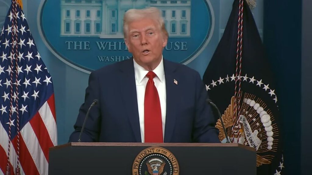 Trump Continues to Point Fingers in the Aftermath of Plane Crash: ‘I Put Safety First. Obama, Biden and the Democrats Put Policy First’ Donald Trump press conference about plane crash (1)
