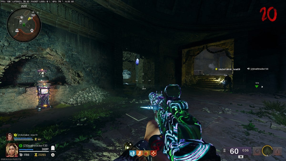 Frozen Crystal in The Tomb