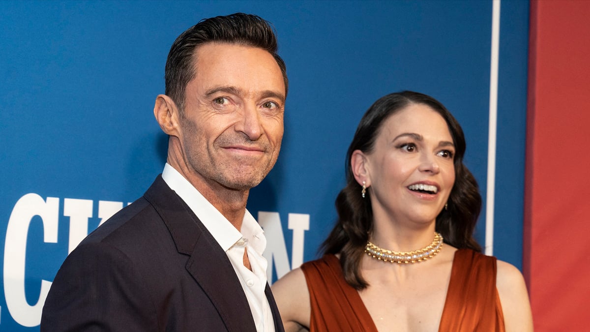 Hugh Jackman and Sutton Foster attend Opening night for musical The Music Man