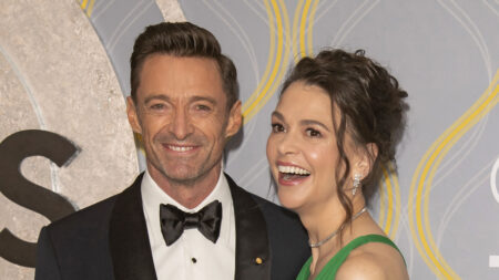 Hugh Jackman & Sutton Foster’s Romance Hard Launch Slammed as ‘So Disappointing’ After Affair Rumors Hugh Jackman and Sutton Foster at the 75th Annual Tony Awards