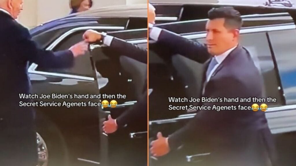 Joe Biden Gets Uncomfortably Handsy with Secret Service Before Leaving The White House: ‘He Was Like Just Get in the Car Joe’ Joe Biden Gets Uncomfortably Handsy with Secret Service Before Leaving The White House 'He Was Like Just Get in the Car Joe'