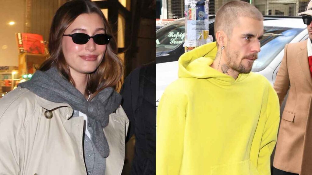 Justin and Hailey Bieber in New York City