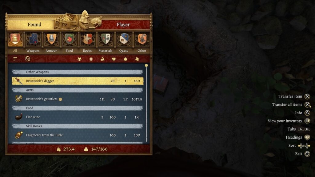 Brunswick's Dagger and Gauntlets