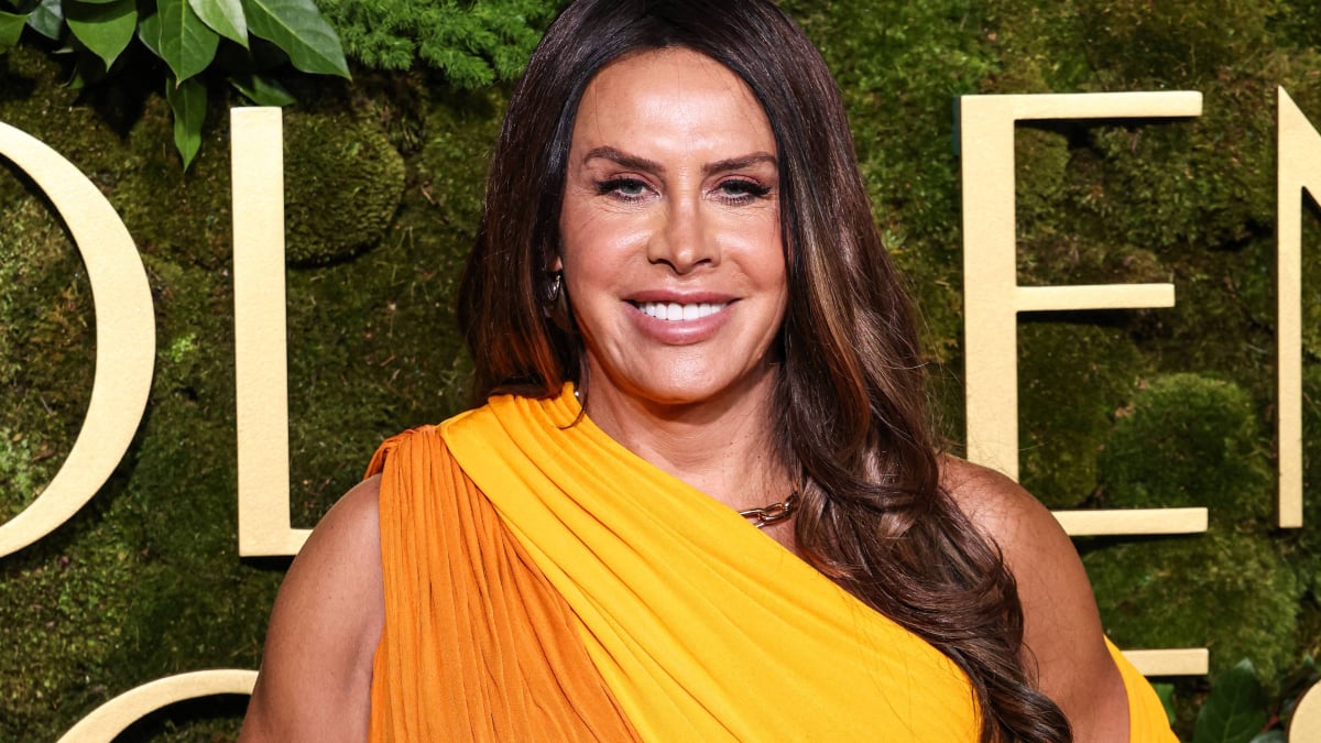 Emilia Perez star Karla Sofia Gascon at the 2025 Golden Globes.