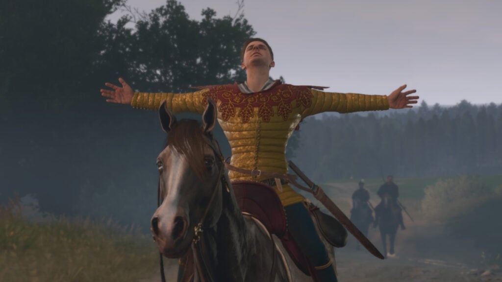 Hans on a horse