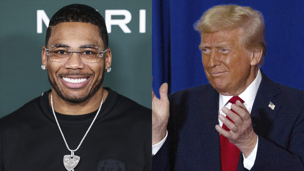 Nelly Says ‘It’s an Honor’ in Defense of Performing at Donald Trump’s Inauguration: ‘I’m Not Doing This for Money’ A photo collage of Nelly and Donald Trump