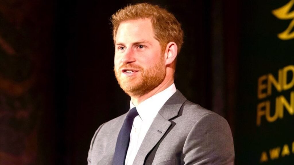 Prince Harry speaks at the Endeavor Funds.