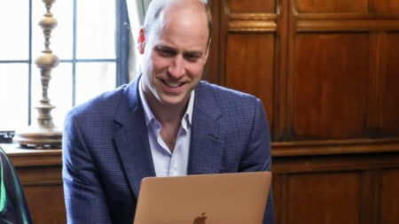 Prince William’s Secret ‘Porn Obsession’ Threatens Marriage to Recovering Wife, Disgraces Royal Family: ‘He Needs Therapy to Deal With It’ Prince William staring at a laptop during a meeting as part of his "We Can End Homelessness" project.