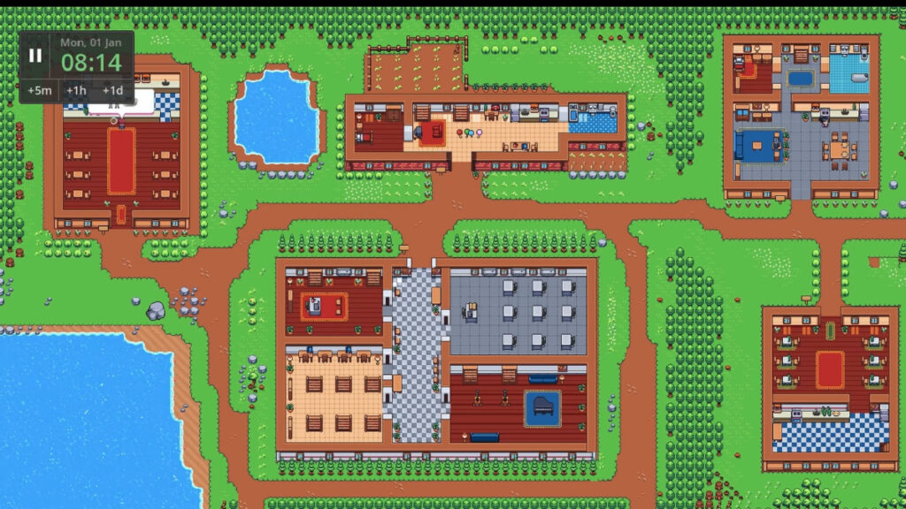 Former Uber and Meta Devs Think AI Dream Injections Are Good for Gamers A top-down view of a colorful pixel village in Studio Atelico's GARP