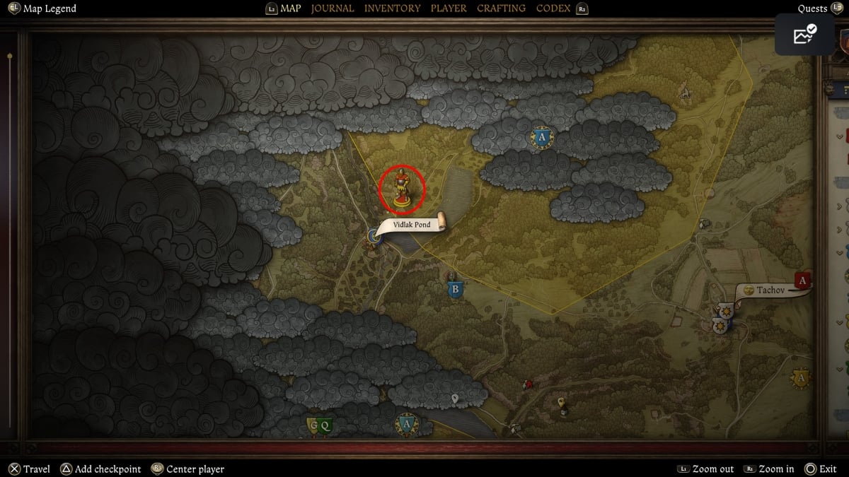 Vidlak Pond Lion's Crest Armor Treasure