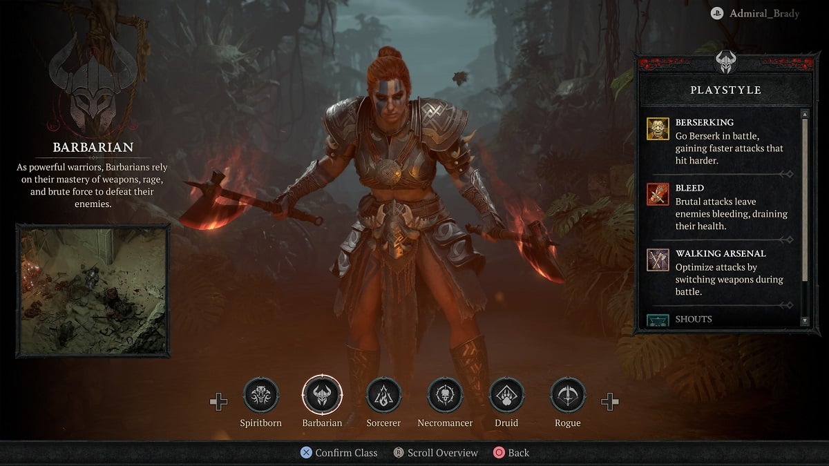 creating a new character for season 7 in diablo 4