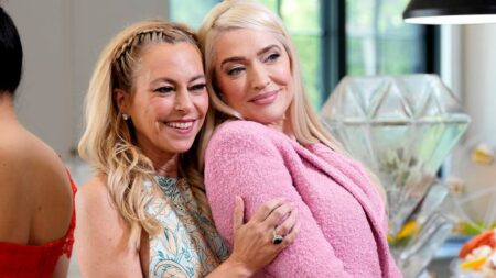 Sutton Stracke Responds to Erika Jayne’s Comments About Her Not Showing Her True Life: ‘I Have Given a Lot Up’ Erika Jayne and Sutton Stracke during an episode of RHOBH.