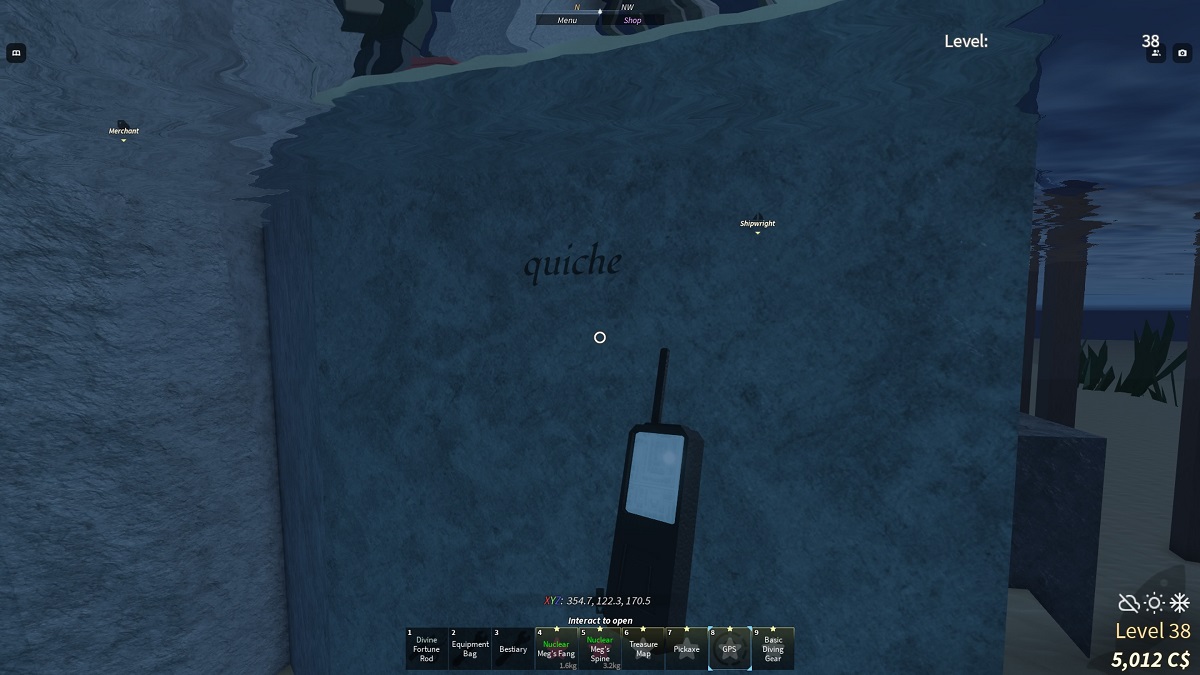 secret message on moosewood for brick rod