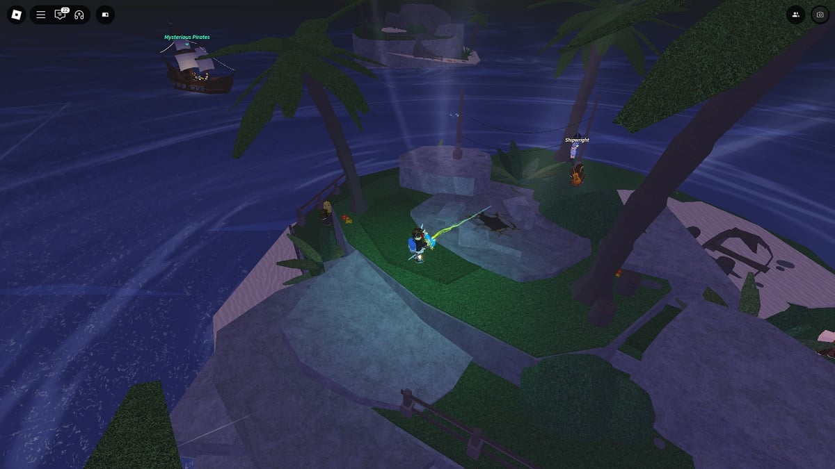 the entrance to atlantis in roblox fisch