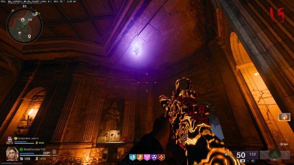 Dark Aether lantern in BO6 Zombies
