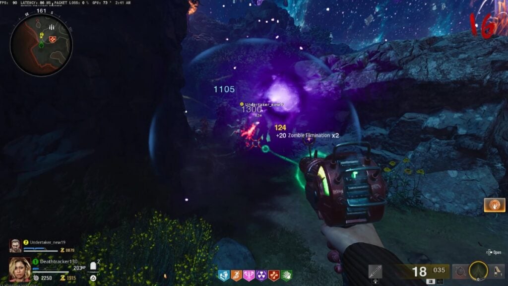 BO6 Zombies Dark Aether orb Ice Staff challenge