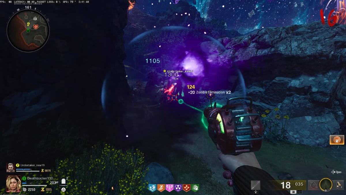 BO6 Zombies Dark Aether orb Ice Staff challenge