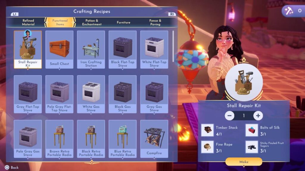 Dreamlight Valley Stall Repair Kits