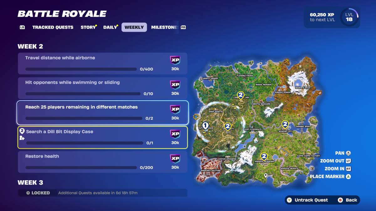 Fortnite Chapter 6 Season 2 Week 2