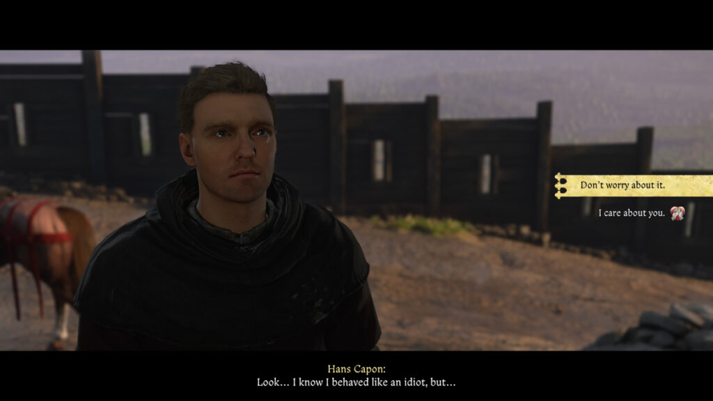 Romance dialog option in Kingdom Come Deliverance 2